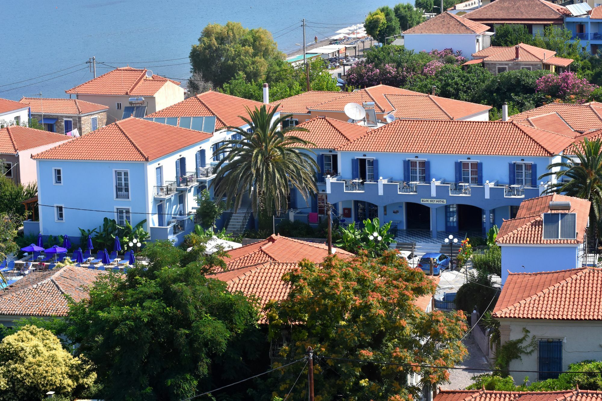 Blue Sky Hotel - Petra - Lesvos - Greece Eksteriør billede